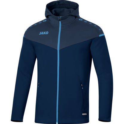 Afbeeldingen van JAKO Jas met kap Champ 2.0 marine/donkerblauw/hemelsblauw (6820/95) - SALE